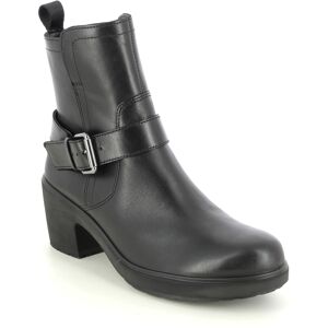 ECCO Zurich Tex Metropole Black leather Womens ankle boots 222203-01001 in a Plain Leather in Size 40 ECCO Zurich Tex Metropole Black leather Womens ankle boots 222203-01001 in a Plain Leather in Size 40