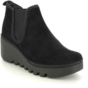 Fly London Byne Blu Black Suede Womens Wedge Boots P501349-019 in a Plain Suede Leather in Size 37 Fly London Byne Blu Black Suede Womens Wedge Boots P501349-019 in a Plain Suede Leather in Size 37