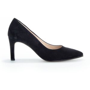 Gabor Dane Black Suede Womens High Heels 21.380.17 in a Plain Suede Leather in Size 7.5 Gabor Dane Black Suede Womens High Heels 21.380.17 in a Plain Suede Leather in Size 7.5