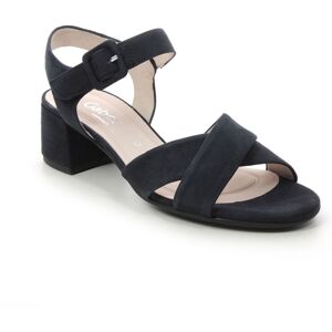 Gabor Jamma Navy suede Womens Heeled Sandals 82.913.46 in a Plain Suede Leather in Size 3.5 Gabor Jamma Navy suede Womens Heeled Sandals 82.913.46 in a Plain Suede Leather in Size 3.5