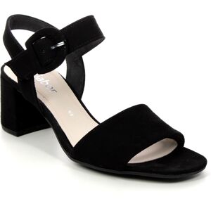Gabor Kooky Black suede Womens Heeled Sandals 41.710.17 in a Plain Suede Leather in Size 3 Gabor Kooky Black suede Womens Heeled Sandals 41.710.17 in a Plain Suede Leather in Size 3