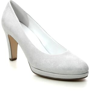 Gabor Splendid Silver Womens High Heels 81.270.61 in a Plain Textile in Size 3.5 Gabor Splendid Silver Womens High Heels 81.270.61 in a Plain Textile in Size 3.5
