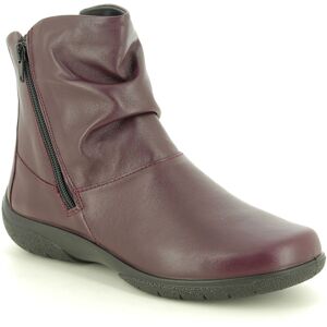 Hotter Whisper 95 E Wine leather Womens Ankle Boots 1913-81 in a Plain Leather in Size 4.5 Hotter Whisper 95 E Wine leather Womens Ankle Boots 1913-81 in a Plain Leather in Size 4.5