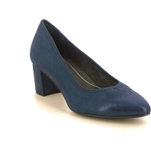 Jana Helga Nebu Wide Navy Glitz Womens High Heels 22461-46-897 in a Plain Textile in Size 41 Jana Helga Nebu Wide Navy Glitz Womens High Heels 22461-46-897 in a Plain Textile in Size 41