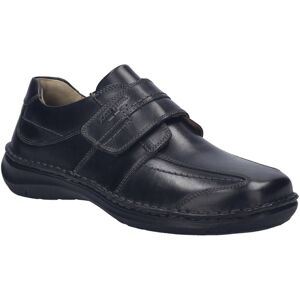 Josef Seibel New Anvers 02 Velcro Black leather Mens Riptape Shoes 44902-859100 in a Plain Leather in Size 46 Josef Seibel New Anvers 02 Velcro Black leather Mens Riptape Shoes 44902-859100 in a Plain Leather in Size 46