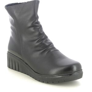Lotus Adlee Ceraso Black leather Womens Wedge Boots in a Plain Leather in Size 38 Lotus Adlee Ceraso Black leather Womens Wedge Boots in a Plain Leather in Size 38