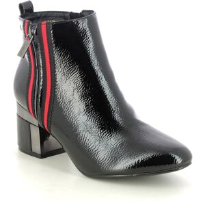 Lotus Issy Stripe Black patent Womens Heeled Boots in a Plain Man-made in Size 6 Lotus Issy Stripe Black patent Womens Heeled Boots in a Plain Man-made in Size 6