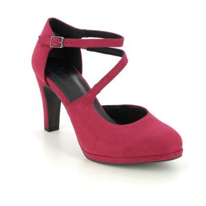 Marco Tozzi Marti Strap Red Womens High Heels 24402-41-500 in a Plain Textile in Size 37 Marco Tozzi Marti Strap Red Womens High Heels 24402-41-500 in a Plain Textile in Size 37