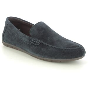 Rieker 09557-14 Navy Suede Mens Loafers in a Plain Suede Leather in Size 44 Rieker 09557-14 Navy Suede Mens Loafers in a Plain Suede Leather in Size 44