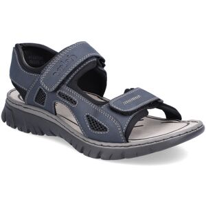 Rieker 26761-14 Navy Mens sandals in a Plain Man-made in Size 43 Rieker 26761-14 Navy Mens sandals in a Plain Man-made in Size 43