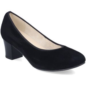 Rieker 44650-03 Black Suede Womens Court Shoes in a Plain Suede Leather in Size 37 Rieker 44650-03 Black Suede Womens Court Shoes in a Plain Suede Leather in Size 37