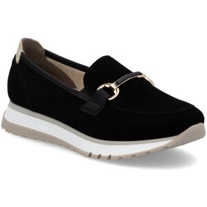 Rieker 49042-00 Black Suede Womens loafers in a Plain Leather in Size 36 Rieker 49042-00 Black Suede Womens loafers in a Plain Leather in Size 36