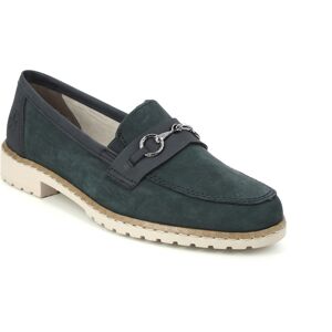 Rieker 51860-14 Navy Nubuck Womens loafers in a Plain Leather and Man-made in Size 39 Rieker 51860-14 Navy Nubuck Womens loafers in a Plain Leather and Man-made in Size 39