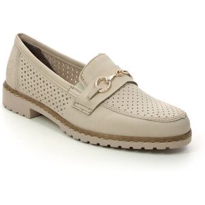 Rieker 51865-60 Beige nubuck Womens loafers in a Plain Leather and Man-made in Size 40 Rieker 51865-60 Beige nubuck Womens loafers in a Plain Leather and Man-made in Size 40