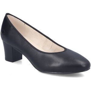 Rieker 44650-04 Black leather Womens Court Shoes in a Plain Leather in Size 41 Rieker 44650-04 Black leather Womens Court Shoes in a Plain Leather in Size 41