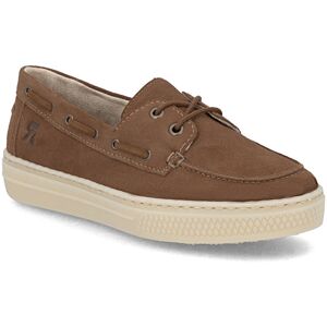 Rieker L5905-24 Tan Womens loafers in a Plain Suede Leather in Size 39 Rieker L5905-24 Tan Womens loafers in a Plain Suede Leather in Size 39