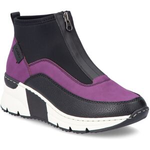 Rieker N6352-30 Purple Black Womens Hi Tops in a Plain Synthetic in Size 38 Rieker N6352-30 Purple Black Womens Hi Tops in a Plain Synthetic in Size 38