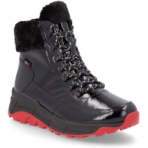 Rieker W0063-01 Black Red Womens Winter Boots in a Plain Man-made in Size 38 Rieker W0063-01 Black Red Womens Winter Boots in a Plain Man-made in Size 38
