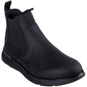 Skechers Augustino BBK Black Mens Chelsea Boots 205227 in a Plain Leather in Size 10.5 Skechers Augustino BBK Black Mens Chelsea Boots 205227 in a Plain Leather in Size 10.5
