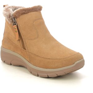 Skechers Easy Going Zip TAN Tan Womens Ankle Boots 167862 in a Plain Man-made in Size 8 Skechers Easy Going Zip TAN Tan Womens Ankle Boots 167862 in a Plain Man-made in Size 8