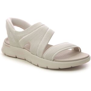 Skechers Go Walk Slip Ins NAT Natural Womens Comfortable Sandals 141482 in a Plain Textile in Size 5 Skechers Go Walk Slip Ins NAT Natural Womens Comfortable Sandals 141482 in a Plain Textile in Size 5