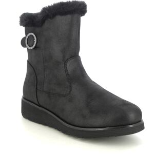 Skechers Keepsakes Wedge BBK Black Womens Ankle Boots 167248 in a Plain Man-made in Size 8 Skechers Keepsakes Wedge BBK Black Womens Ankle Boots 167248 in a Plain Man-made in Size 8
