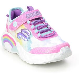 Skechers Rainbow Racer PKMT Pink Kids girls trainers 302300L in a Plain Man-made in Size 32 Skechers Rainbow Racer PKMT Pink Kids girls trainers 302300L in a Plain Man-made in Size 32