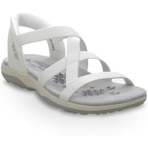 Skechers Reggae Slip Ins WHT White Womens Walking Sandals 163460 in a Plain Man-made in Size 7 Skechers Reggae Slip Ins WHT White Womens Walking Sandals 163460 in a Plain Man-made in Size 7