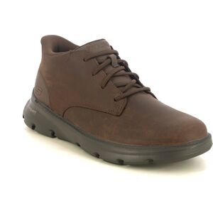 Skechers Slip Ins Garza Arch Fit COC Cocoa Brown Mens Chukka Boots 205514 in a Plain Leather in Size 9 Skechers Slip Ins Garza Arch Fit COC Cocoa Brown Mens Chukka Boots 205514 in a Plain Leather in Size 9