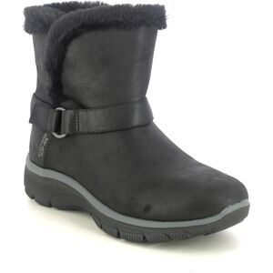 Skechers Slip Ins Mid Fur BLK Black Womens Ankle Boots 168045 in a Plain Man-made in Size 5 Skechers Slip Ins Mid Fur BLK Black Womens Ankle Boots 168045 in a Plain Man-made in Size 5