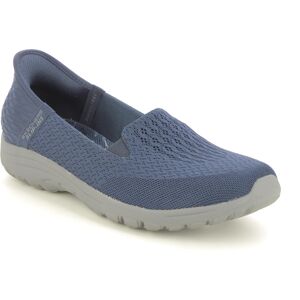 Skechers Slip Ins Reggae Fest NVY Navy Womens Comfort Slip On Shoes 158698 in a Plain Textile in Size 5.5 Skechers Slip Ins Reggae Fest NVY Navy Womens Comfort Slip On Shoes 158698 in a Plain Textile in Size 5.5