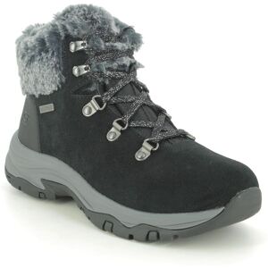 Skechers Trego Tex BLK Black Womens Winter Boots 167178 in a Plain Suede and Textile in Size 4 Skechers Trego Tex BLK Black Womens Winter Boots 167178 in a Plain Suede and Textile in Size 4