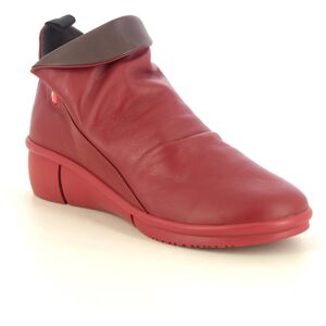 Softinos Rarah Roxy Red leather Womens Wedge Boots P900808-001 in a Plain Leather in Size 39 Softinos Rarah Roxy Red leather Womens Wedge Boots P900808-001 in a Plain Leather in Size 39