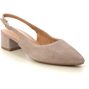 Tamaris Capone Mack 40 Light Taupe suede Womens Slingback Shoes 29500-42-341 in a Plain Leather in Size 39 Tamaris Capone Mack 40 Light Taupe suede Womens Slingback Shoes 29500-42-341 in a Plain Leather in Size 39