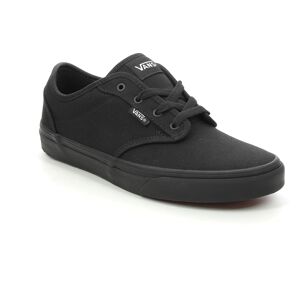 Vans Atwood Youth Black Kids Boys Trainers VN000KI51-861 in a Plain Canvas in Size 5 Vans Atwood Youth Black Kids Boys Trainers VN000KI51-861 in a Plain Canvas in Size 5