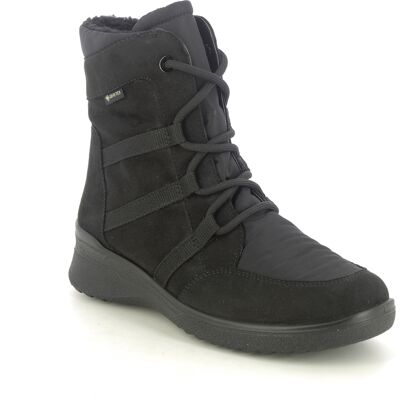 Ara Munchen Lac Gtx Black Womens Winter Boots 58504-01 in a Plain Suede and Man-made in Size 37 Ara Munchen Lac Gtx Black Womens Winter Boots 58504-01 in a Plain Suede and Man-made in Size 37