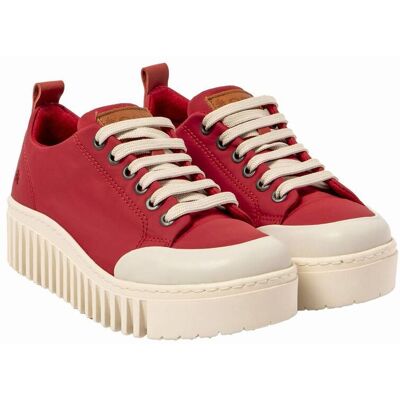 ART Brighton 1534 Red Womens lacing shoes 11534-11080 in a Plain Textile in Size 37 ART Brighton 1534 Red Womens lacing shoes 11534-11080 in a Plain Textile in Size 37