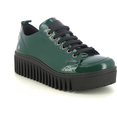 ART Brighton 1535 Green Patent Womens lacing shoes 11535-15WS0 in a Plain Leather in Size 40 ART Brighton 1535 Green Patent Womens lacing shoes 11535-15WS0 in a Plain Leather in Size 40