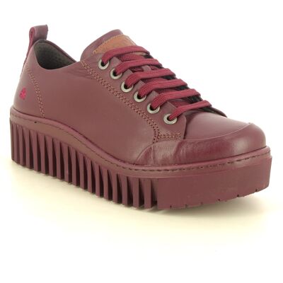 ART Brighton 1535 Wine leather Womens lacing shoes 11535-11670 in a Plain Leather in Size 37 ART Brighton 1535 Wine leather Womens lacing shoes 11535-11670 in a Plain Leather in Size 37