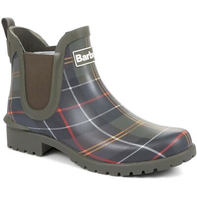 Barbour Wilton Wellie Tartan Womens Chelsea Boots LRF0066-TN11 in a Plain Rubber in Size 5 Barbour Wilton Wellie Tartan Womens Chelsea Boots LRF0066-TN11 in a Plain Rubber in Size 5