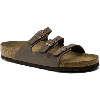 Birkenstock Florida Dark Brown Womens Slide Sandals 005388120 in a Plain Man-made in Size 40 Birkenstock Florida Dark Brown Womens Slide Sandals 005388120 in a Plain Man-made in Size 40