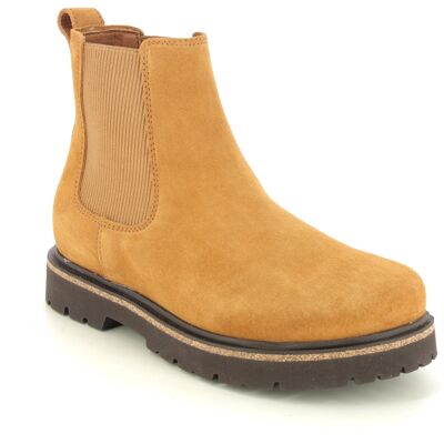 Birkenstock Highwood Tan Suede Womens Chelsea Boots 1025771 in a Plain Suede Leather in Size 38 Birkenstock Highwood Tan Suede Womens Chelsea Boots 1025771 in a Plain Suede Leather in Size 38