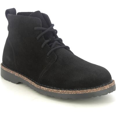 Birkenstock Uppsala Chukka Black Suede Womens Hi Tops 1028115 in a Plain Suede Leather in Size 39 Birkenstock Uppsala Chukka Black Suede Womens Hi Tops 1028115 in a Plain Suede Leather in Size 39