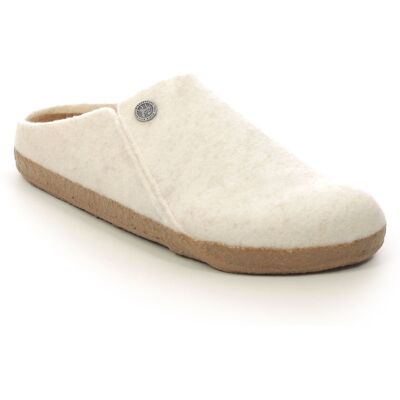 Birkenstock Zermatt Ladies Off White Womens slipper mules 102316856 in a Plain Felt in Size 36 Birkenstock Zermatt Ladies Off White Womens slipper mules 102316856 in a Plain Felt in Size 36