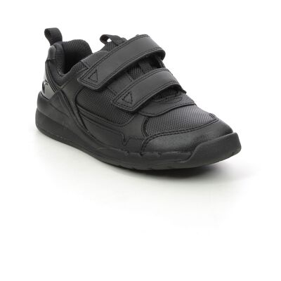Clarks Orbit Sprint K Black leather Kids Boys Shoes 5347-86F in a Plain Leather in Size 2.5 Clarks Orbit Sprint K Black leather Kids Boys Shoes 5347-86F in a Plain Leather in Size 2.5