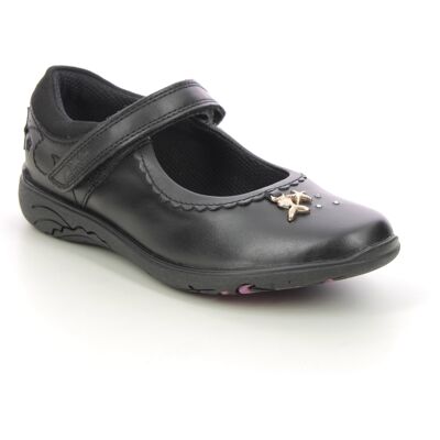 Clarks Relda Sea K Mary Jane Black leather Kids girls school shoes 7224-06F in a Plain Leather in Size 9.5 Clarks Relda Sea K Mary Jane Black leather Kids girls school shoes 7224-06F in a Plain Leather in Size 9.5