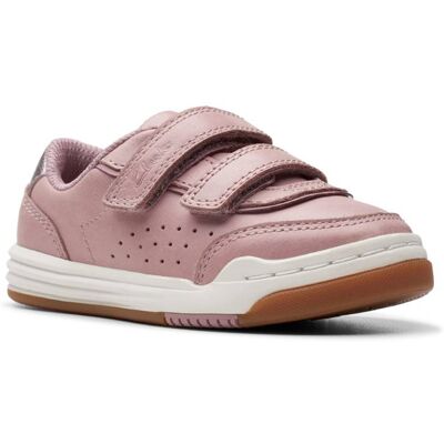 Clarks Urban Solo T Pink Leather Kids first shoes 7666-55E in a Plain Leather in Size 6.5 Clarks Urban Solo T Pink Leather Kids first shoes 7666-55E in a Plain Leather in Size 6.5