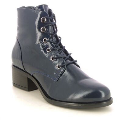 Creator Juanola Lace Navy patent Womens Heeled Boots IB2244-74 in a Plain Leather in Size 37 Creator Juanola Lace Navy patent Womens Heeled Boots IB2244-74 in a Plain Leather in Size 37