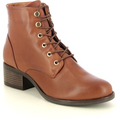 Creator Juanola Lace Tan Leather Womens Heeled Boots IB2244-11 in a Plain Leather in Size 39 Creator Juanola Lace Tan Leather Womens Heeled Boots IB2244-11 in a Plain Leather in Size 39