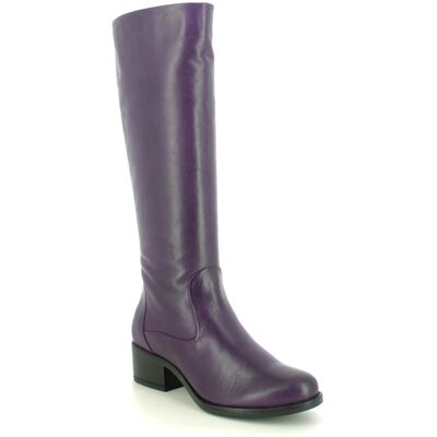 Creator Juanolong Purple Leather Womens knee-high boots IB19926-95 in a Plain Leather in Size 42 Creator Juanolong Purple Leather Womens knee-high boots IB19926-95 in a Plain Leather in Size 42